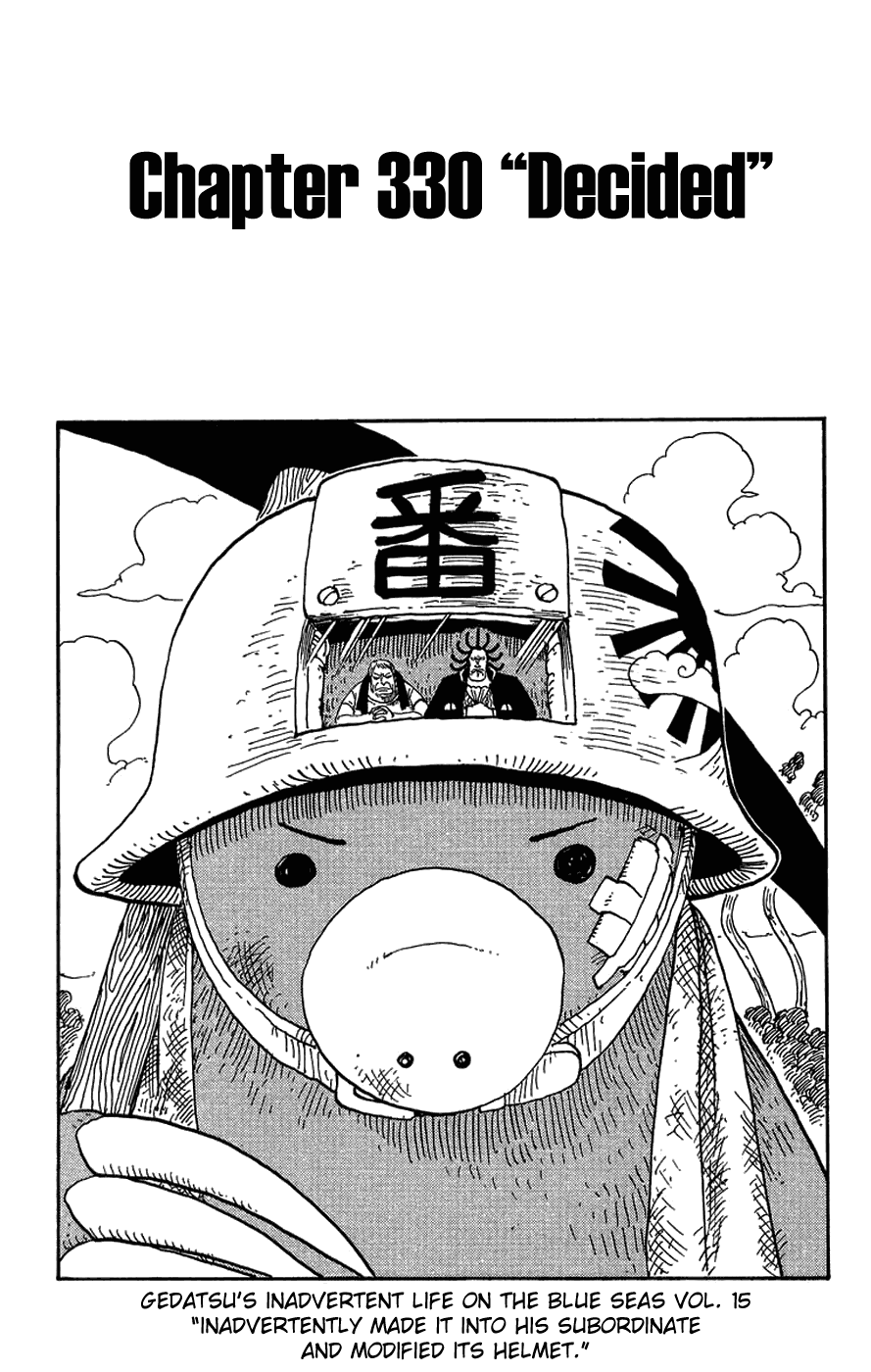 One Piece, Chapter 330 image 01